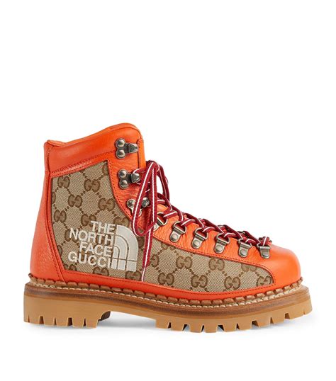 gucci north face canvas boots.